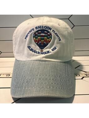 Private Balloon Flights Albuquerque NM Embroidered Magic Headwear Rare